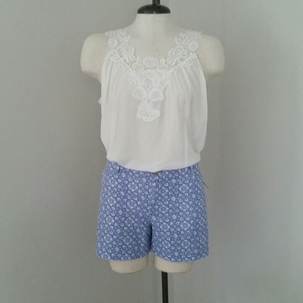 NWT Perriwinkle Floral Shorts